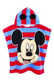 Vanilla Underground Blue Mickey Kids Character Towel Poncho - Image 1 of 6