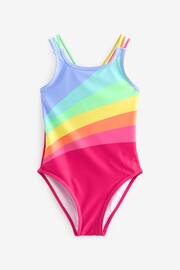 Little Bird by Jools Oliver Multi Pastel Rainbow Swimsuit - Image 1 of 4