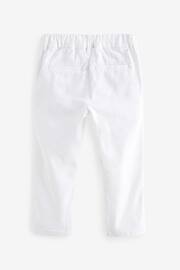 White Stretch Chinos Trousers (3mths-7yrs) - Image 2 of 3