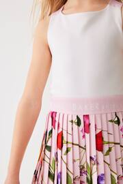 Baker by Ted Baker Pink Pleated Leg Jumpsuit - Image 6 of 12