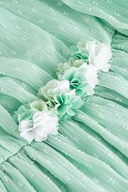 Mint Green Chiffon Corsage Dress (3-16yrs) - Image 8 of 8