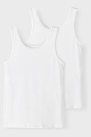 Name It White Multi Vests 2 Packs - Image 1 of 4