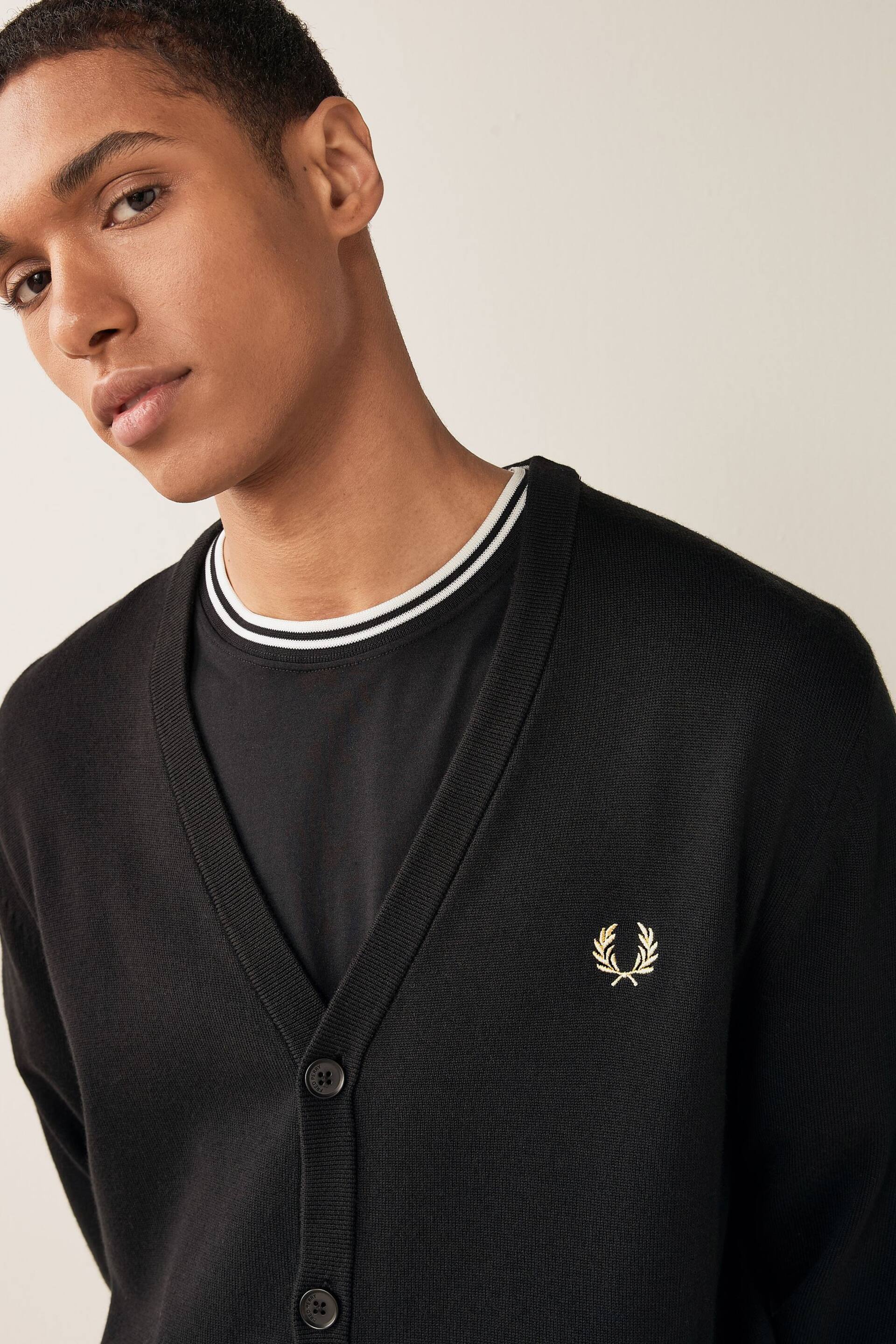 Fred Perry Classic Cardigan - Image 7 of 9