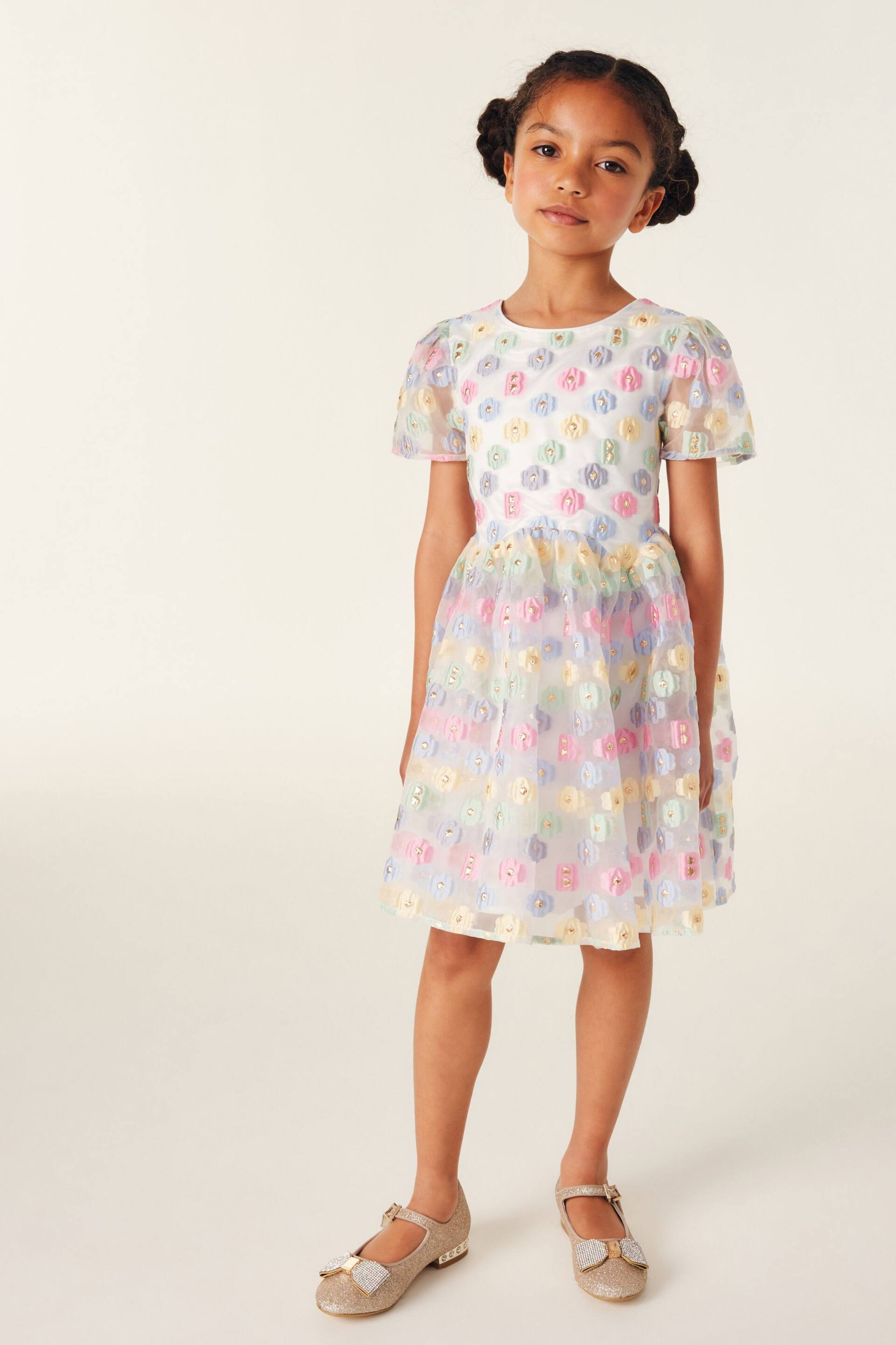 Baker by Ted Baker Multicolour Organza Dress - Image 2 of 8