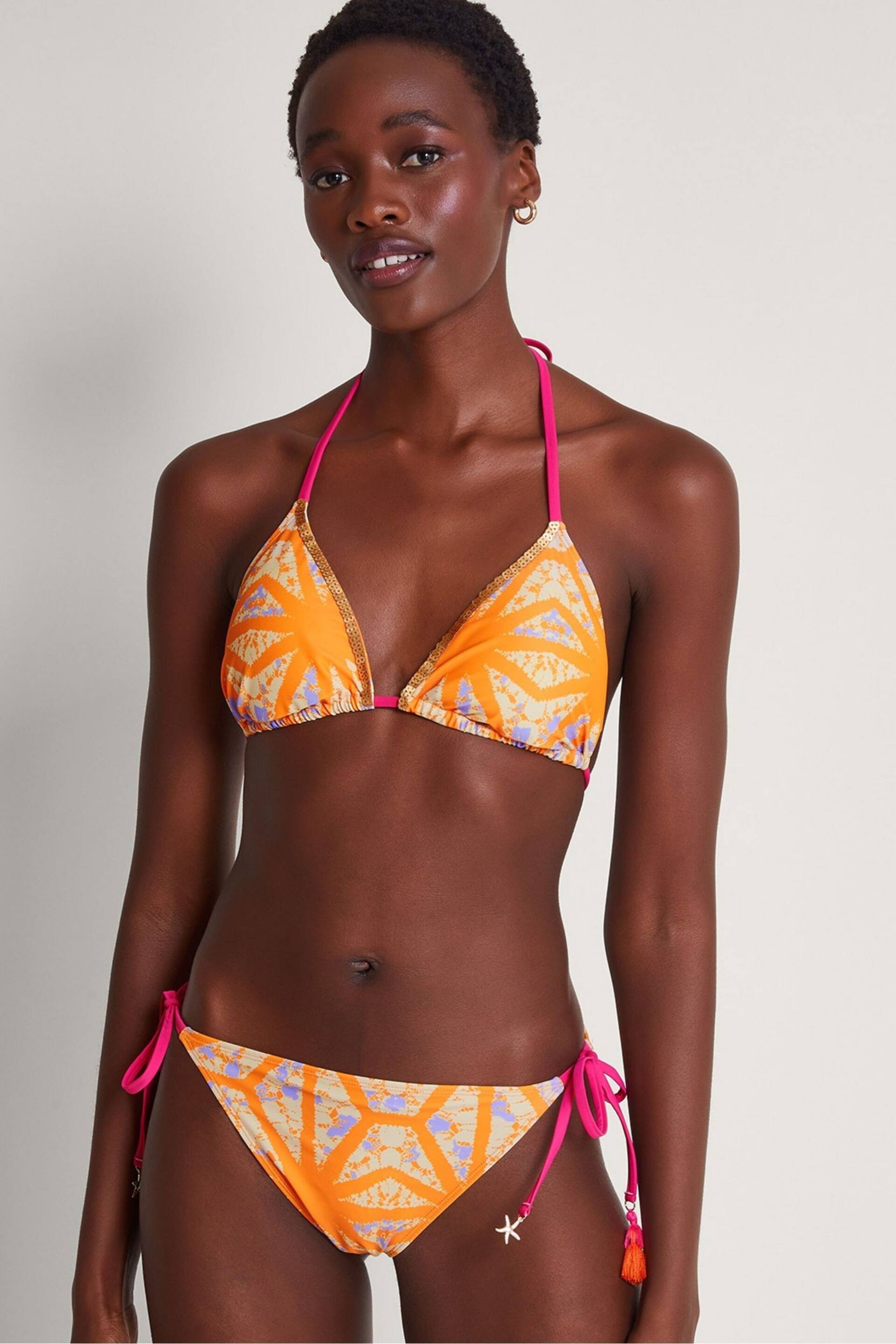 Monsoon Orange Santiago Bikini Bottoms - Image 1 of 5