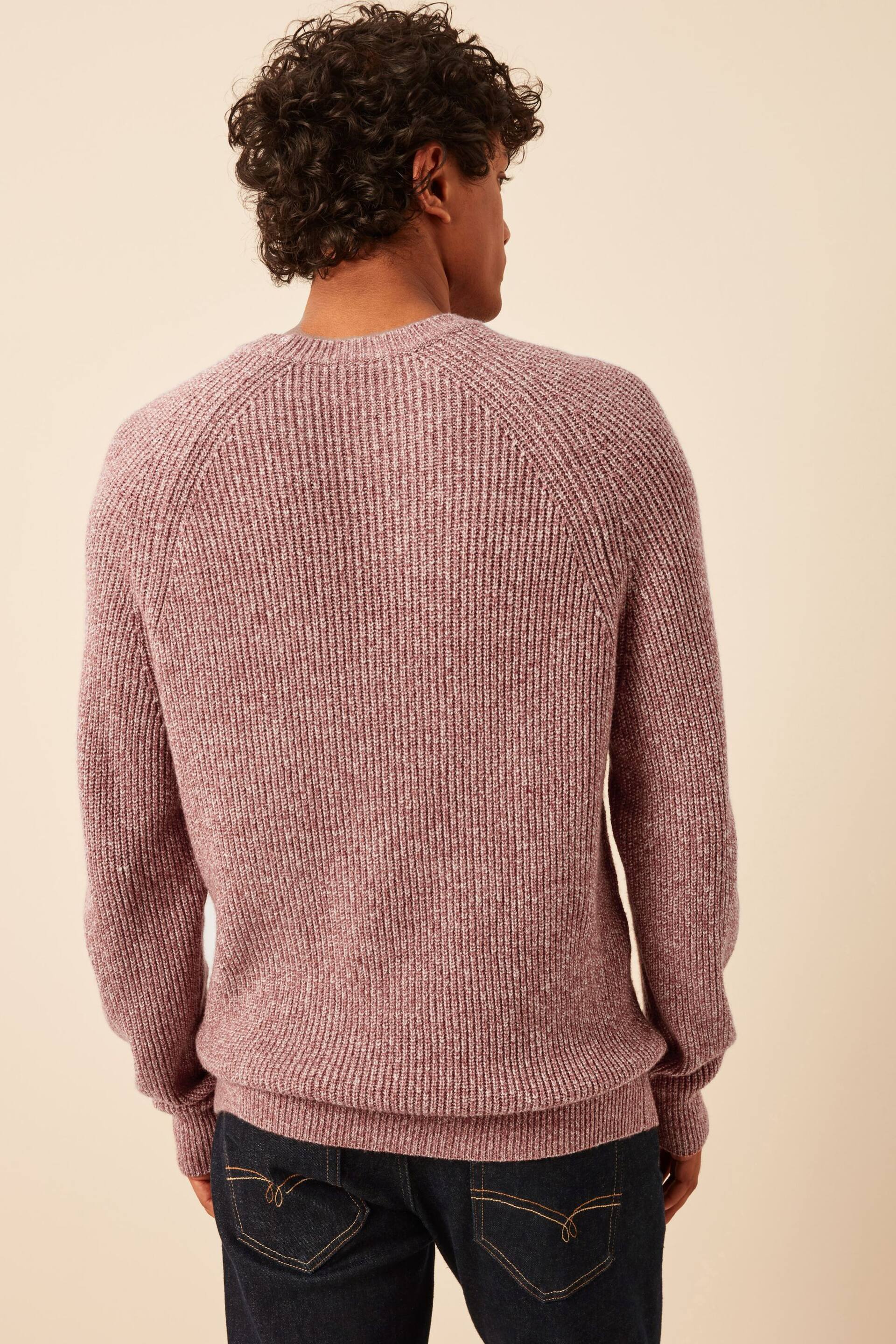 Red Regular Cosy Rib Knitted Jumper - Image 4 of 10