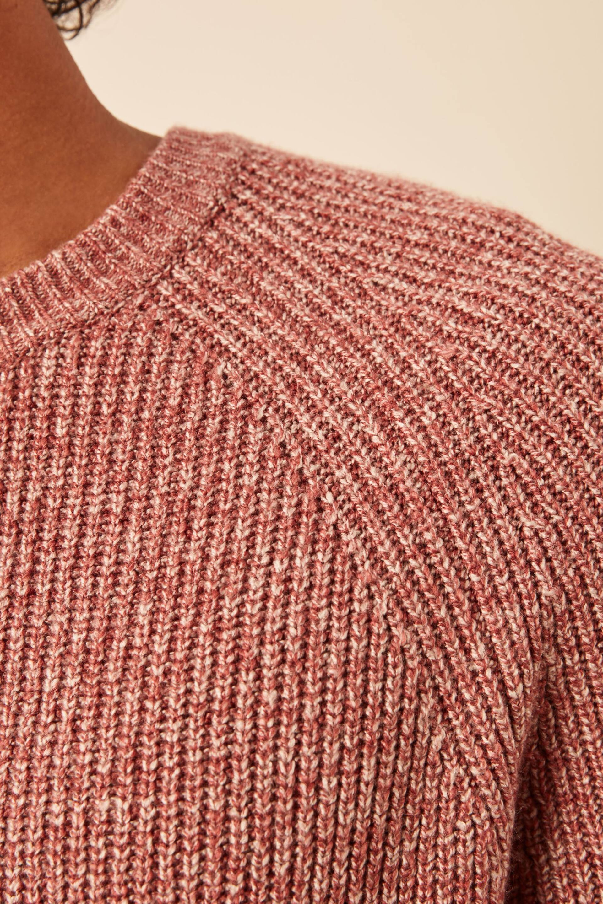 Red Regular Cosy Rib Knitted Jumper - Image 6 of 10