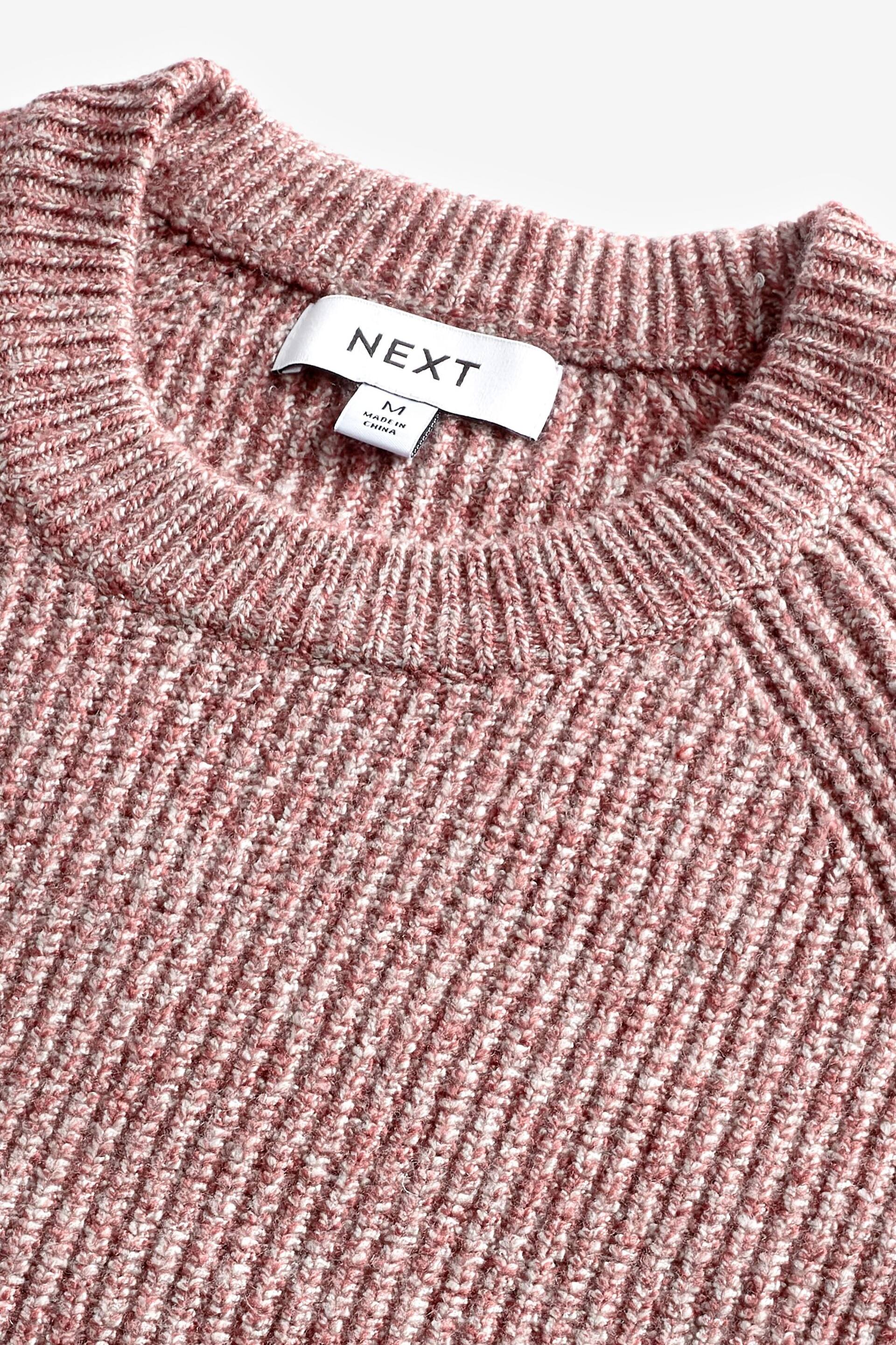 Red Regular Cosy Rib Knitted Jumper - Image 9 of 10