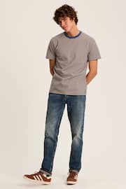 Joules Boathouse Navy Blue Jersey Crew Neck T-Shirt - Image 3 of 7
