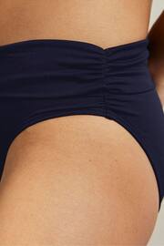 Boden Blue Classic Fold Bikini Bottoms - Image 4 of 6