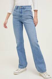 FatFace Blue Fly Flare Jeans - Image 1 of 6