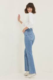 FatFace Blue Fly Flare Jeans - Image 2 of 6