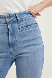 FatFace Blue Fly Flare Jeans - Image 4 of 6