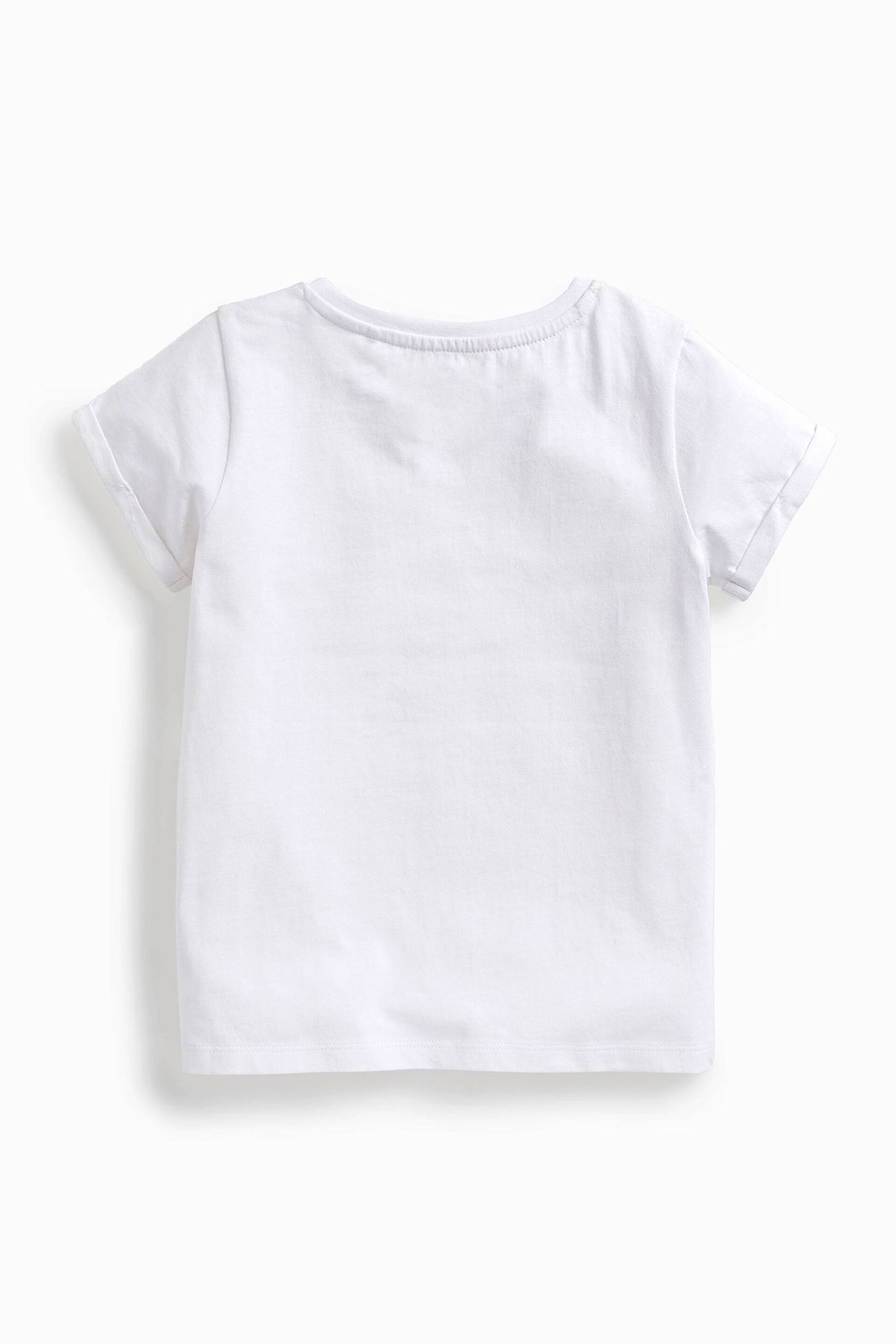 White 3 Pack 3 Pack T-Shirts (3-16yrs) - Image 4 of 5