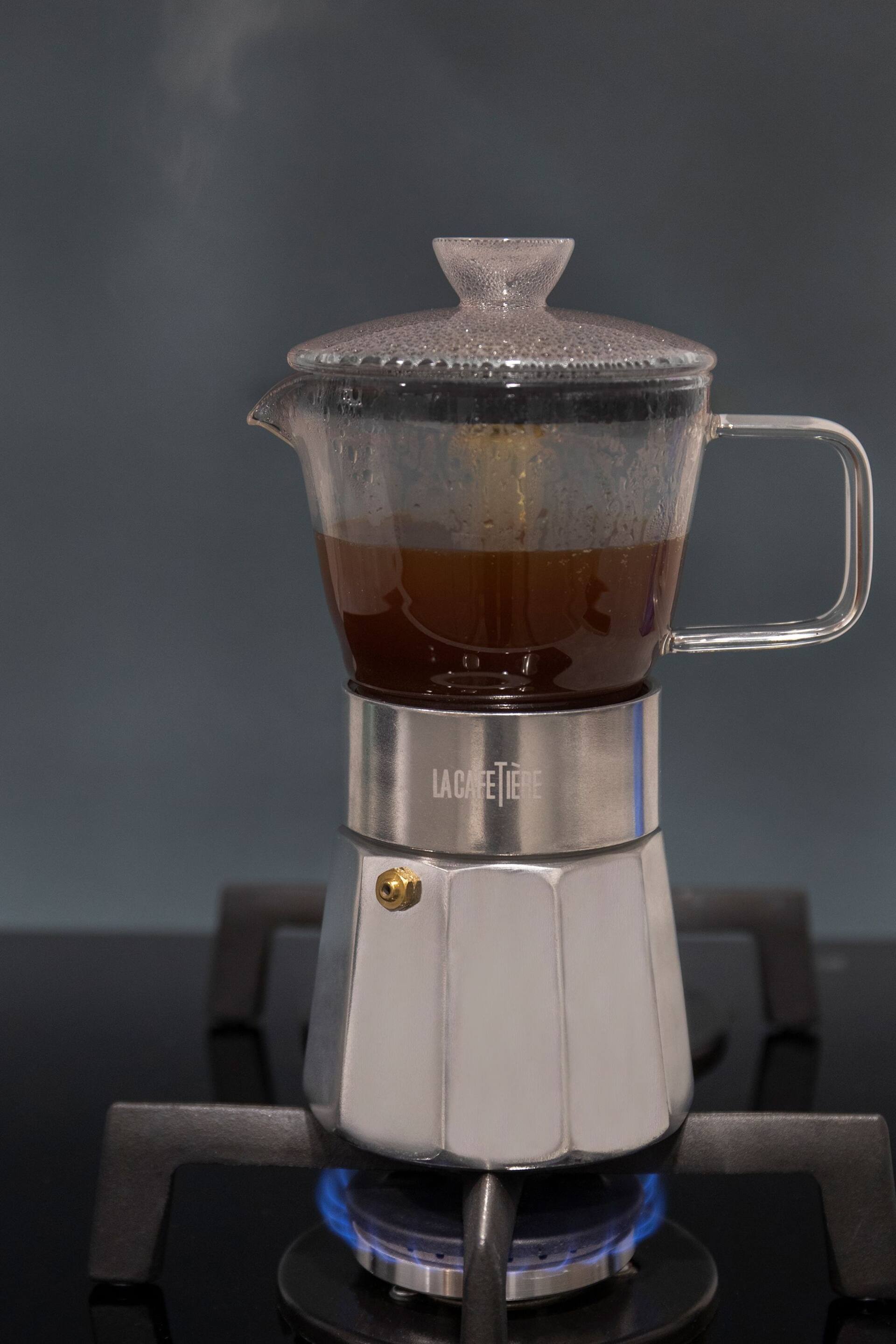 La Cafetière Silver 6 Cup Glass Espresso Maker - Image 1 of 3