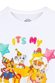 Vanilla Underground White Paw Patrol Kids Licensed Birthday T-Shirt - Image 3 of 5