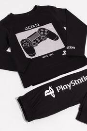 Vanilla Underground Black Playstation Boys Licensed Long Leg Pyjamas Set - Image 4 of 5