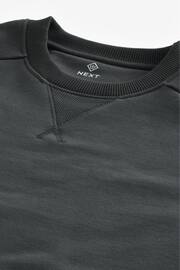 Slate Grey Utility Crew Sweatshirt - Image 9 of 9