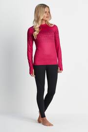Tog 24 Pink Snowdon Thermal Zip Neck T-Shirt - Image 3 of 8