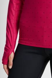 Tog 24 Pink Snowdon Thermal Zip Neck T-Shirt - Image 6 of 8