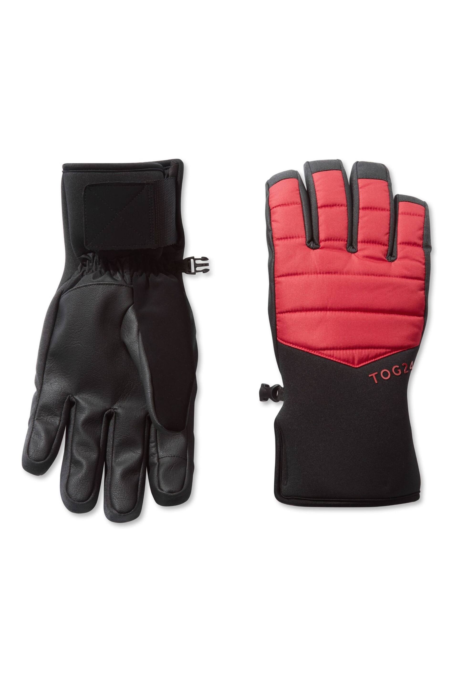 Tog 24 Red Adventure Ski Gloves - Image 3 of 3