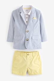 Ticking Stripe Blazer, Polo Shirt & Shorts Set (3mths-9yrs) - Image 5 of 8