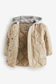 Neutral Quilted Jacket (3mths-7yrs) - Image 7 of 10
