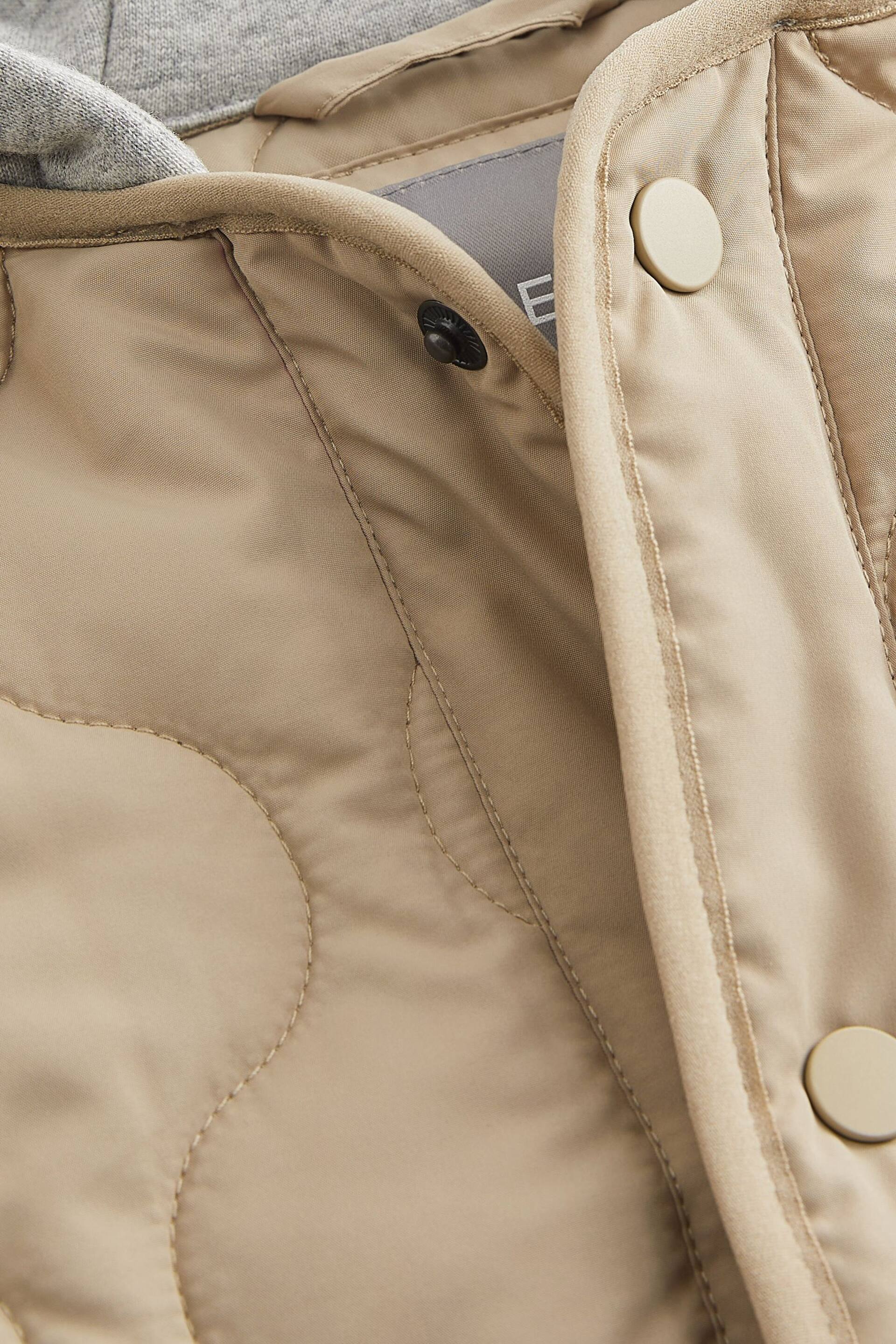 Neutral Quilted Jacket (3mths-7yrs) - Image 9 of 10
