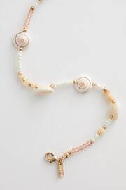 White Real Shell Anklet - Image 3 of 3