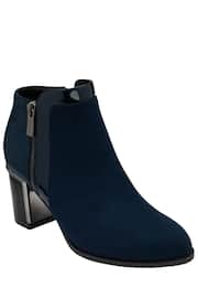 Lotus Blue Ankle Boots - Image 1 of 4