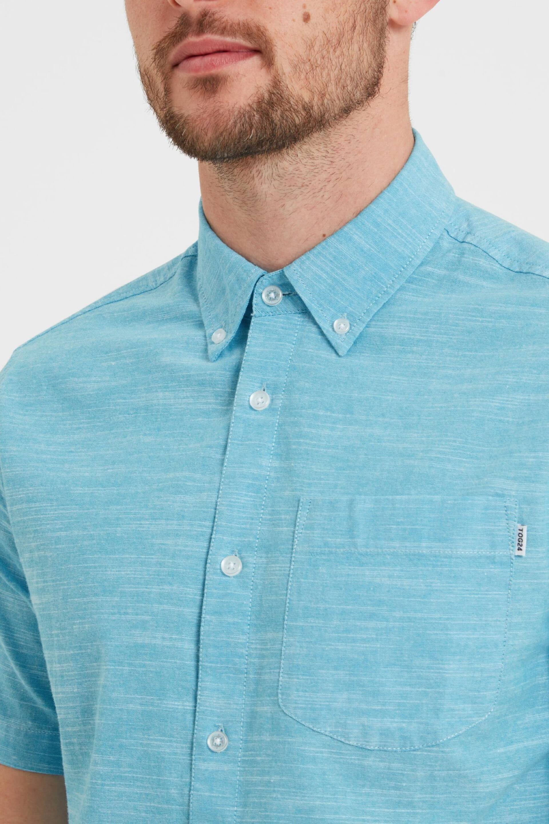 Tog 24 Blue Dwaine Short Sleeve Shirt - Image 7 of 8