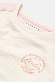 Joules Cara Cream Colourblock Crewneck Sweatshirt - Image 3 of 4