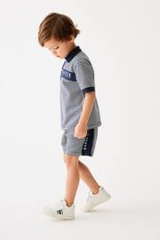 Baker by Ted Baker Textured Polo Shirt and Short Set - Image 2 of 10