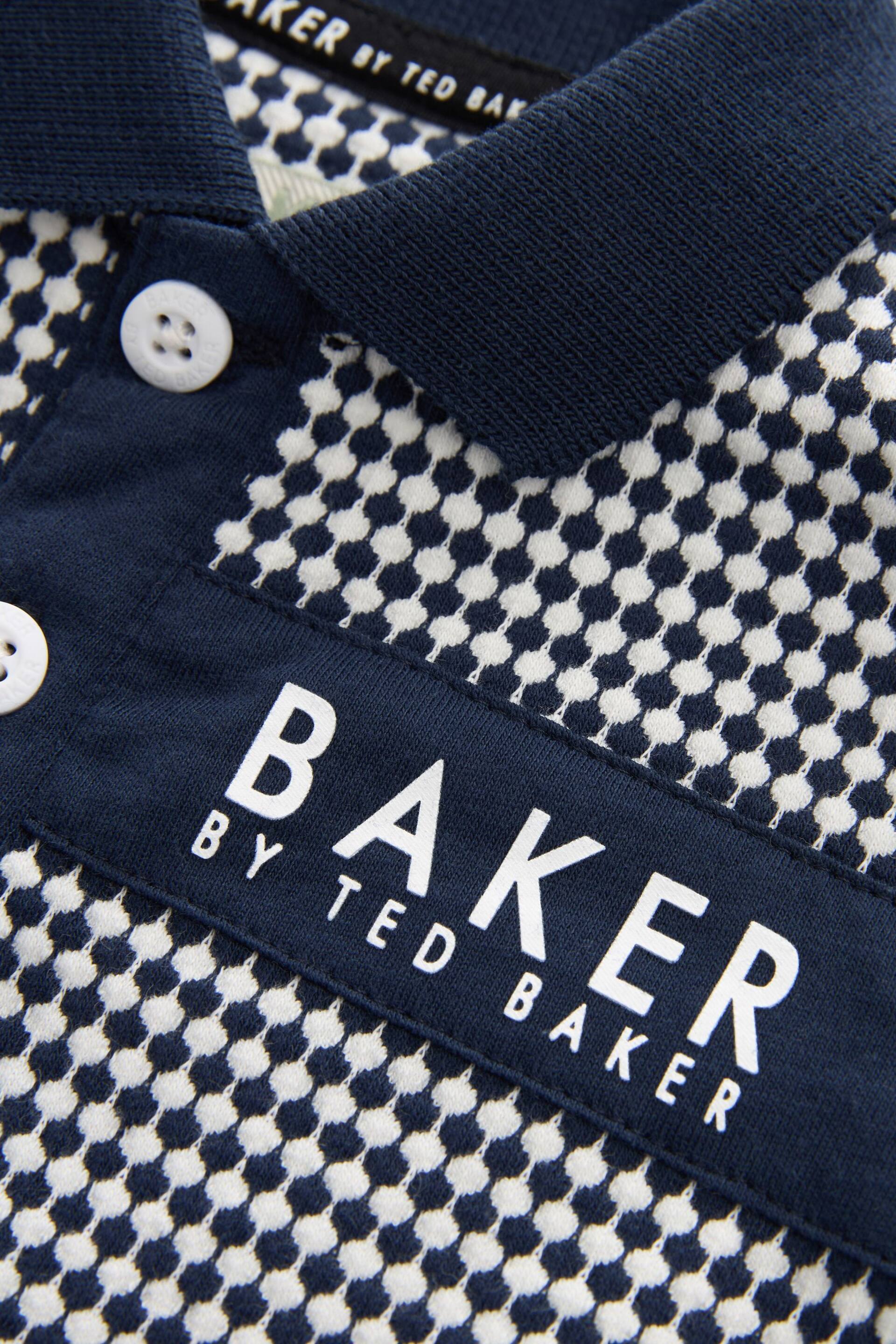 Baker by Ted Baker Textured Polo Shirt and Short Set - Image 9 of 10