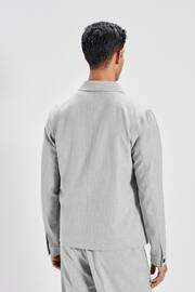 Light Grey Motionflex Shacket - Image 3 of 9