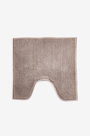 Mink Brown Bobble Pedestal Bath Mat - Image 2 of 4