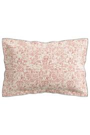 Bedeck of Belfast Coral Celina Duvet Cover and Pillowcase Set - Image 3 of 4