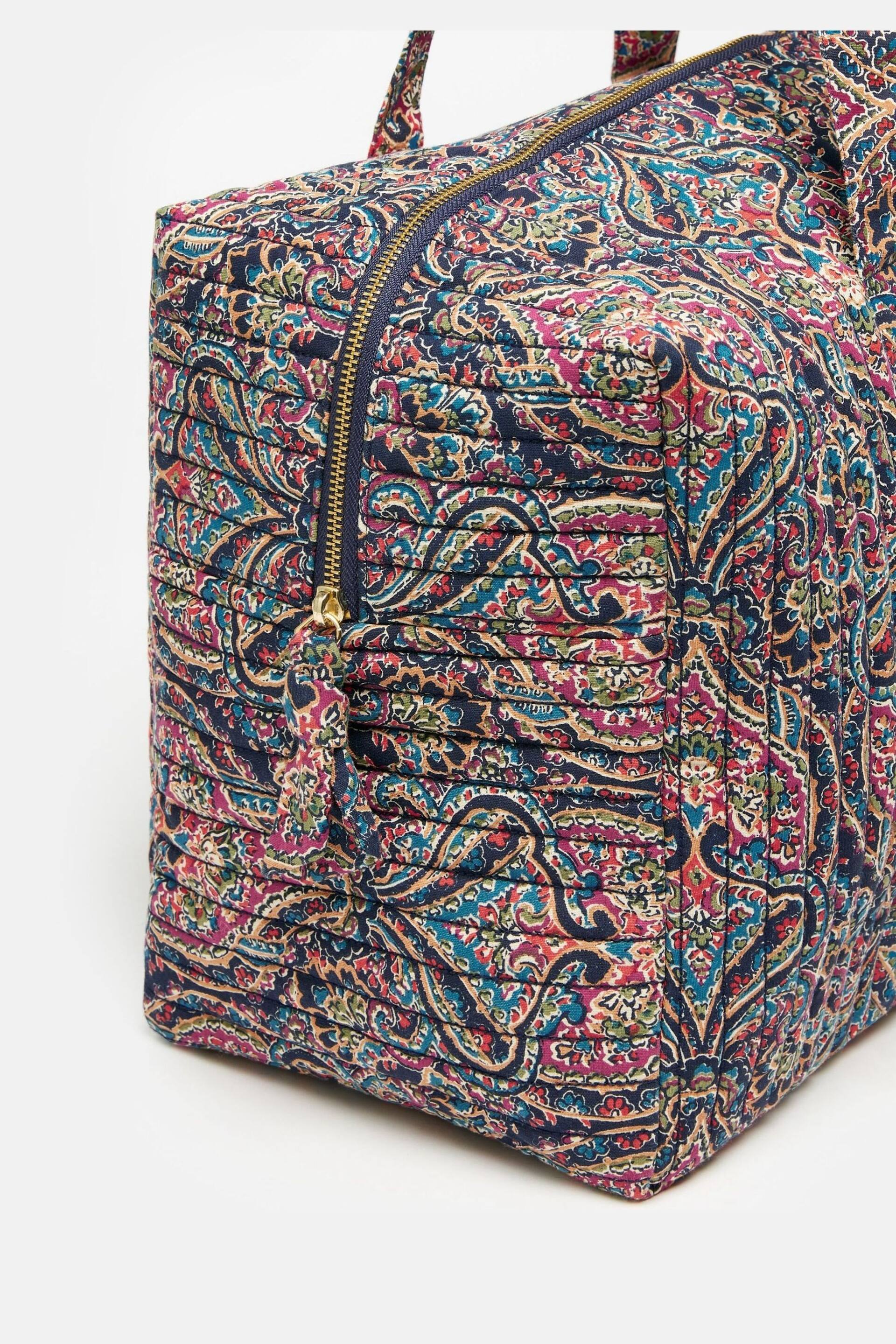 Joules Dolly Paisley Print Weekend Bag - Image 8 of 8