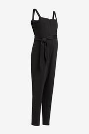 Seraphine Dune Jersey Black Dungarees - Image 7 of 7