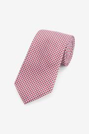 Red/Light Blue Geometric Signature Made In Italy Tie - Image 1 of 3