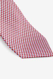 Red/Light Blue Geometric Signature Made In Italy Tie - Image 2 of 3