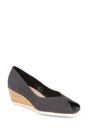 Van Dal Peep Toe Espadrille Wedge Sandals - Image 2 of 5