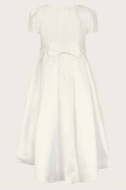 Monsoon White Pearl Belt Henrietta Flower Girl Dress - Image 2 of 3