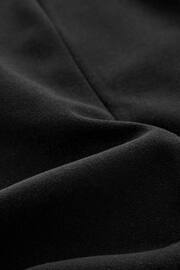 Black Double Breasted Epsom Overcoat - Image 8 of 12