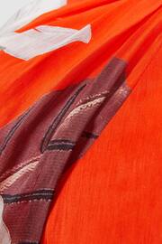 Florere Linen Silk Puff Sleeve Mini Dress - Image 5 of 6