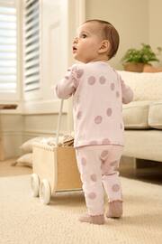 Pink Spot Baby Top And Leggings Set - Image 2 of 6