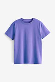 Purple Cotton Short Sleeve T-Shirt (3-16yrs) - Image 1 of 3