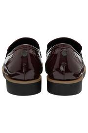 Lotus Red Wedge Loafers - Image 3 of 4