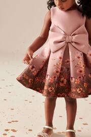 Nude Bow Party Dress (3mths-7yrs) - Image 5 of 8