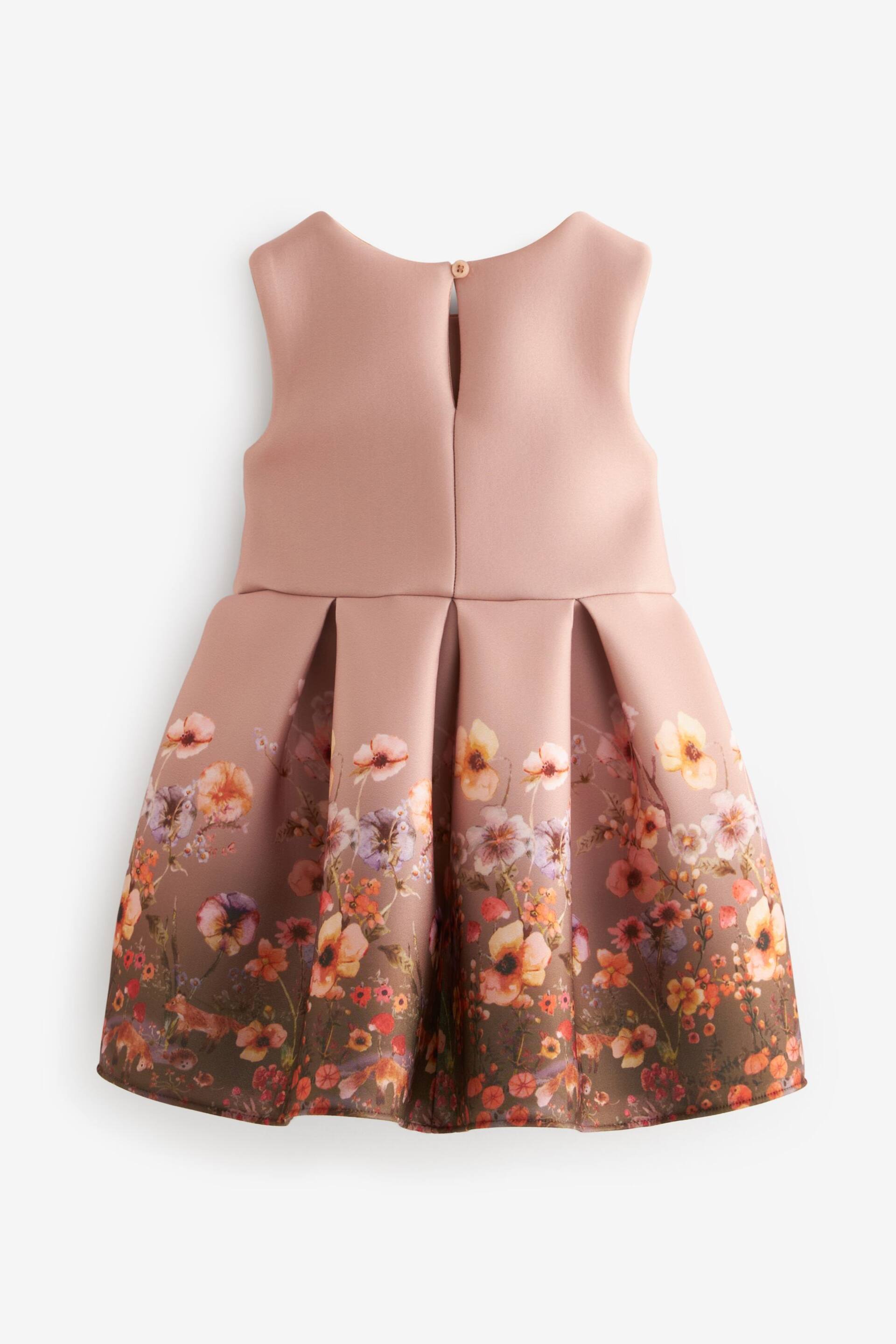 Nude Bow Party Dress (3mths-7yrs) - Image 7 of 8